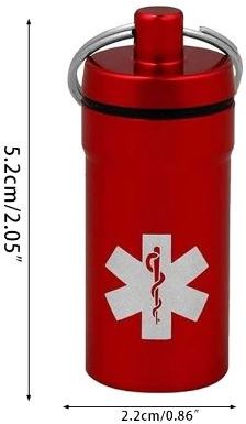 L=C3=A4=C3=A4kepurkki Nitro punainen alumiinia NITRO - Avaimenperät - NITRO - 2