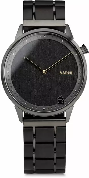Aarni x Moomin Mörkö kello edestäpäin kuvattuna - Aarni miesten rannekellot - AW-MUUMI-MORKO - 1