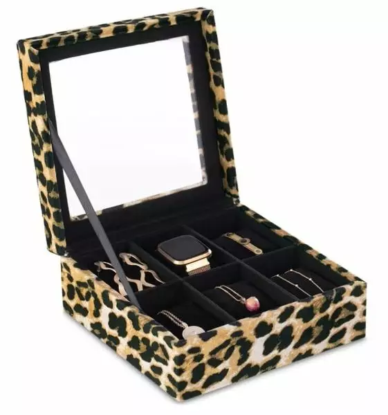 LadyBox Kellorasia Leopardi 6 kelloa - Lahjaideat naisille - ZE-LEO - 1