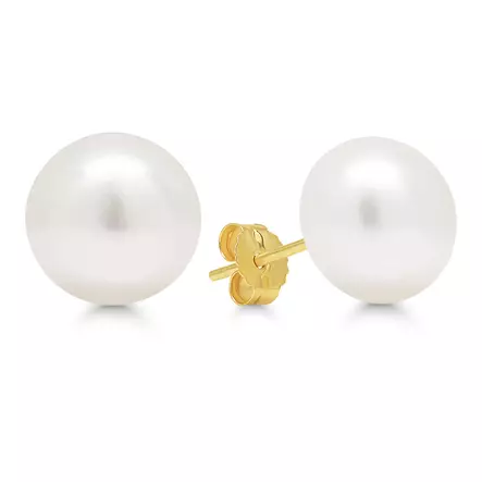 HELMIKORVAKORU 10mm TAPPI - Kultaiset korvakorut - 6-3368P - 1