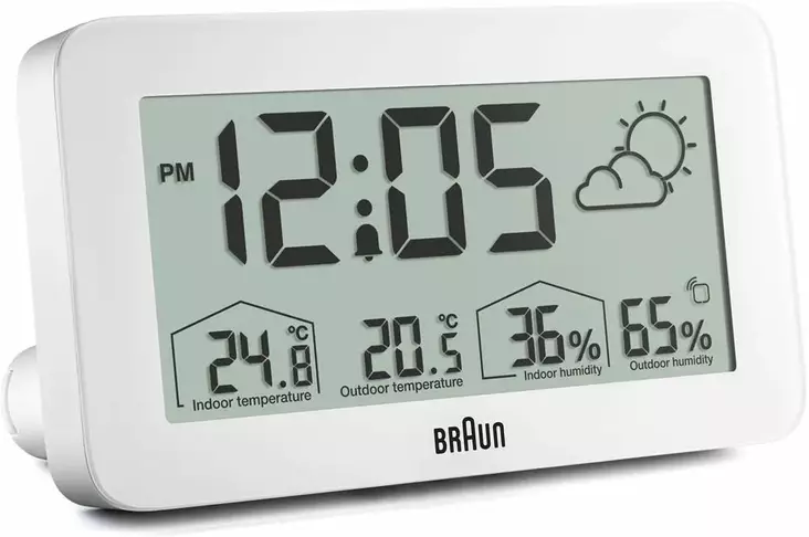 Braun s=C3=A4=C3=A4asema BC13WP vasen etuviisto - Herätyskellot - BC13WP - 1