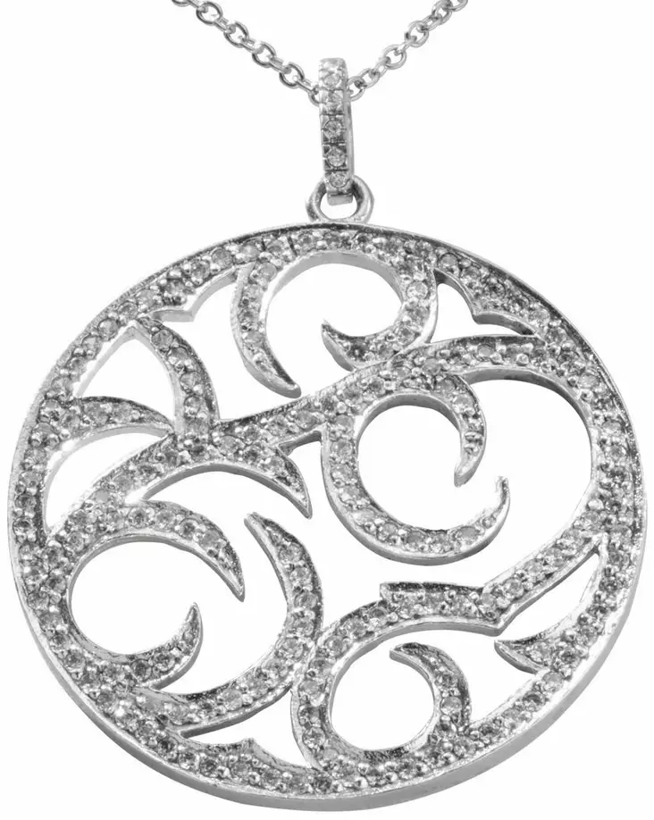 Zirkoni kuvio riipus - Super outlet - kaulakorut ja riipukset - C6978P - 1