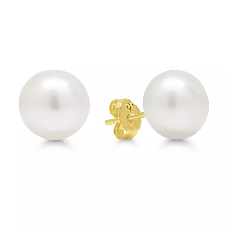 HELMIKORVAKORU 8.5mm TAPPI - Kultaiset korvakorut - 6-3366P - 1