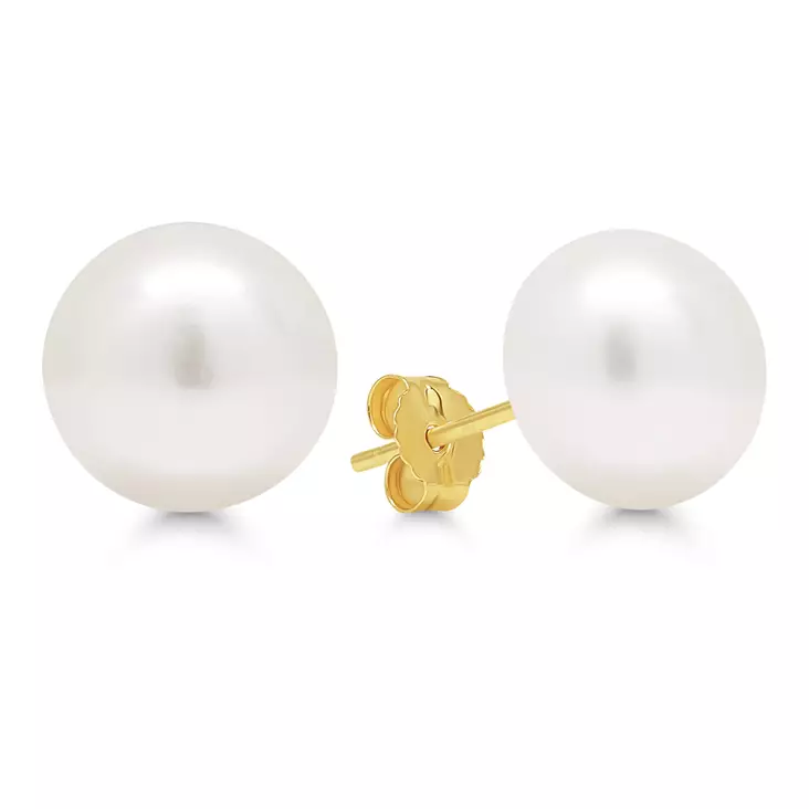 HELMIKORVAKORU 10mm TAPPI - Kultaiset korvakorut - 6-3368P - 1