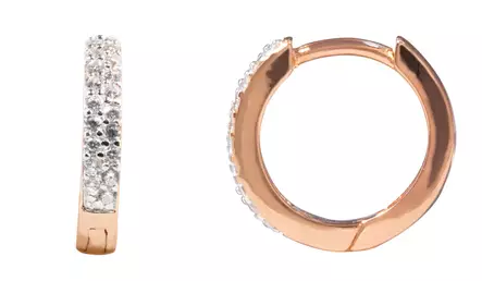 KORVARENKAAT PIENI ZIRK Rose C10263R - Hopeiset korvakorut - C10263R - 1