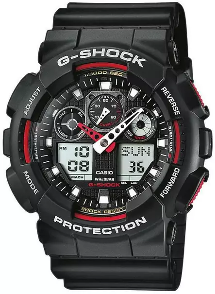 Casio G-Shock rannekello GA-100-1A4ER - Casio G-Shock - GA-100-1A4ER - 1