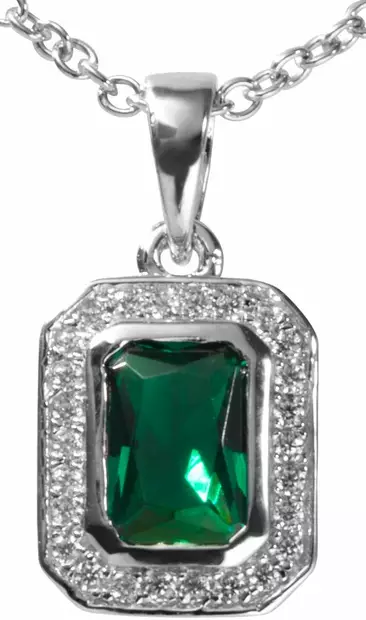 Riipus Smaragdi  CKK210R - Hopeiset kaulakorut - CKK210R - 1