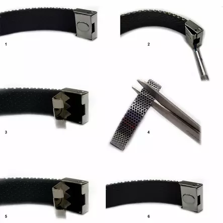 Doctor rannekkeen lyhent=C3=A4minen - Teräksiset rannekorut - GRK010R - 6