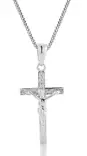 Rippiristi panssariketjussa, hopeaa C10039KR - Rippiristi hopea - C10039KR - 2