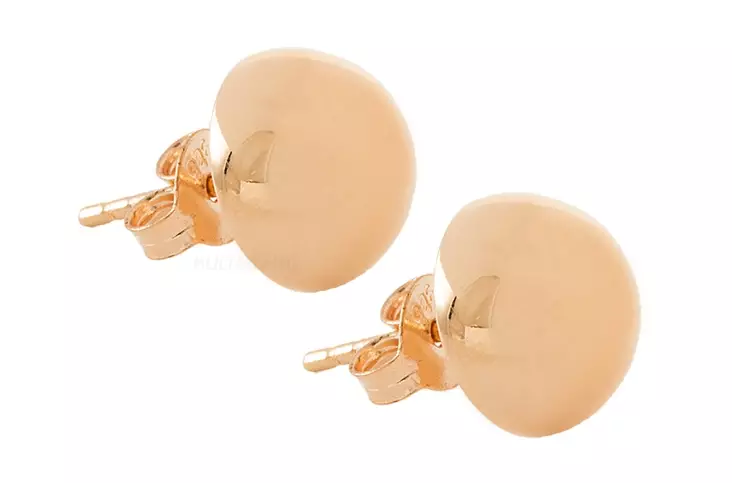 Hopeinen puolipallo Rose c10760r - Hopeiset korvakorut - C10760R - 1