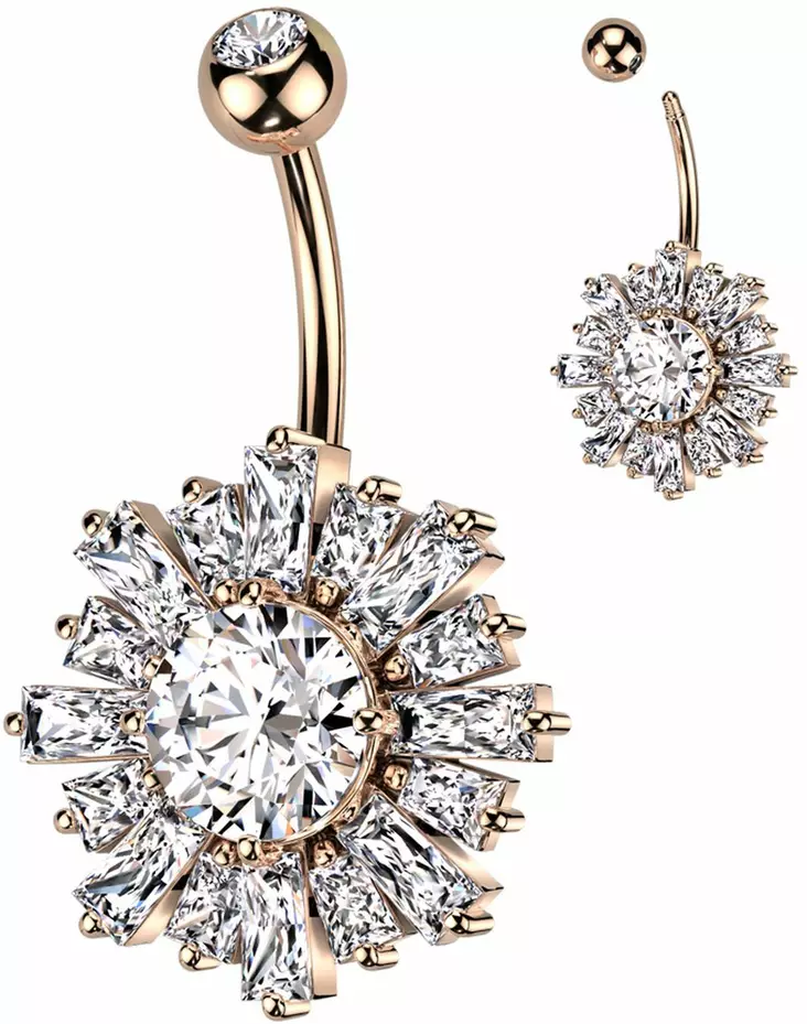 Napakaoru Sun Rose N020R - Lävistyskorut - N020R - 1