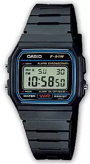Casio M Digi Wr F-91W-1YER - Casio - F-91W-1YER - 1