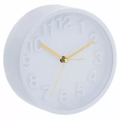 Herätyskello 3D 13cm Vaaleansininen - Herätyskellot - Z918S - 1