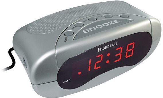 JM Digital her=C3=A4tyskello verkkovirta EH49101S - Herätyskellot - EH49101S - 1