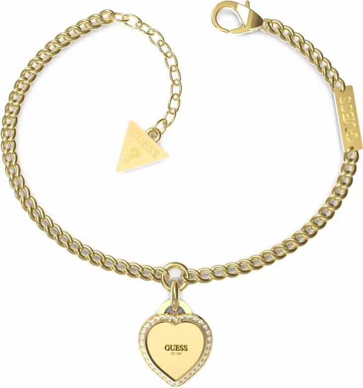 Guess Fine Heart rannekoru - Teräksiset rannekorut - JUBB01422JWYGS - 1
