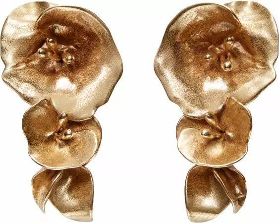 Kalevala Koru Kesäyön ruusu isot korvakorut, pronssi - Kesäyön ruusu - 361000702T - 1