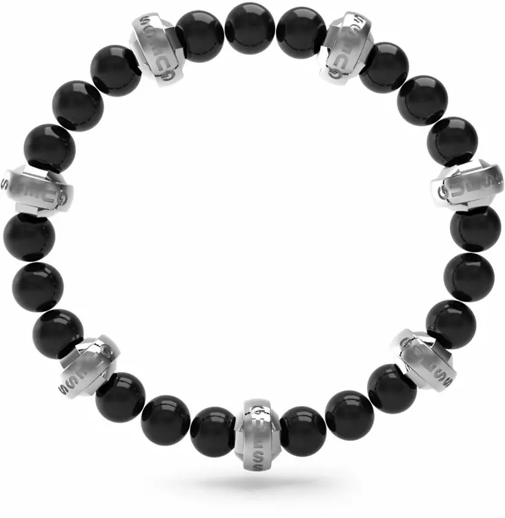 GUESS Edgy Onyks-rannekoru JUMB04057JWST - Teräksiset rannekorut - JUMB04057JWSTBKT - 1