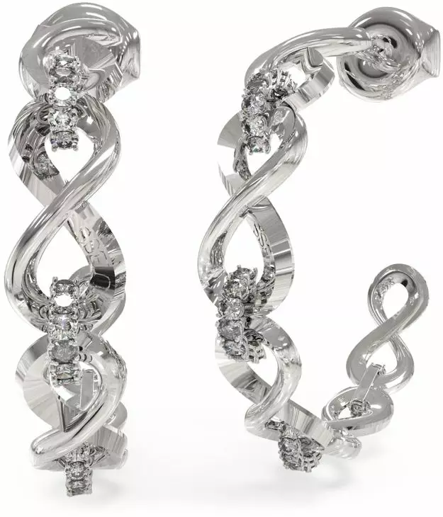 GUESS Endless ream Infinity korvakou - Teräksiset korvakorut - JUBE03267JWRHT-U - 1