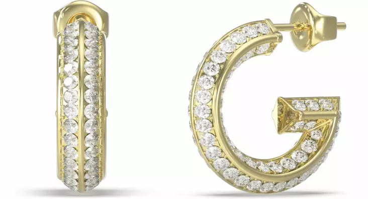 Guess G Crystal korvakorut 20mm JUBE05444JWYGT-U - Teräksiset korvakorut - JUBE05444JWYGT-U - 1