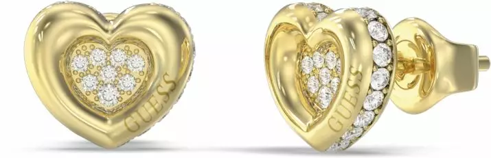 GUESS Korvakorut LOVE JUBE05466JWYGT-U - Teräksiset korvakorut - JUBE05466JWYGT-U - 1