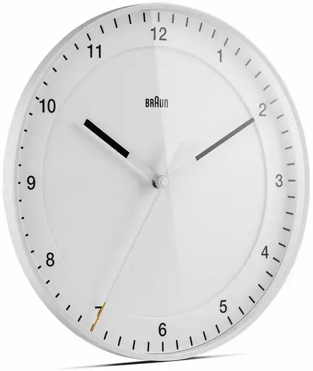 Braun sein=C3=A4kello BC17W etuviistosta kuvattuna - Seinäkellot - BC17W - 2
