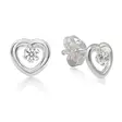 KK TAPPI SYDÄN VK ZIRKONILLA - Kultaiset korvakorut - 6-123161ZW - 1