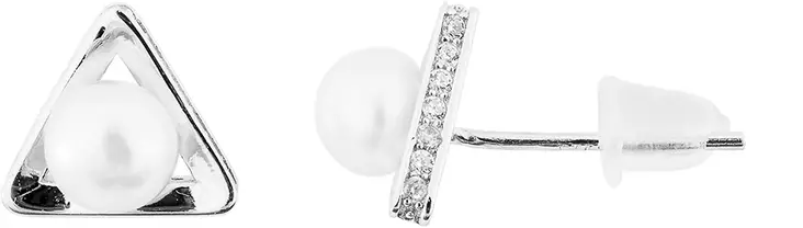 Helen helmikorvakoru FE0014W - Hopeiset korvakorut - FE0014W - 1