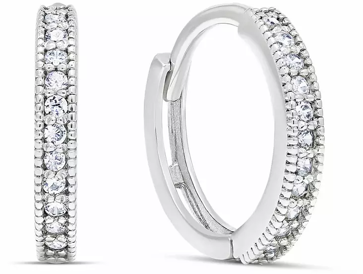 K-E47050ZW korvakorut sarana zirkonit vk - Kultaiset korvakorut - 6-E47050ZW - 1