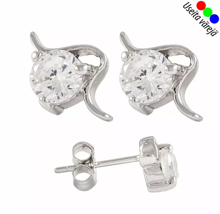 Korvakorut, hopea - Super outlet - korvakorut - JSS6686W - 1