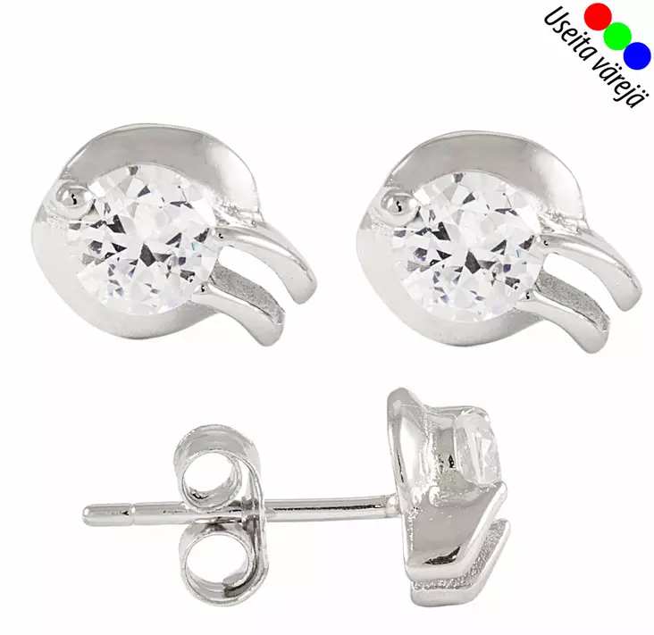 Korvakorut, hopea - Super outlet - korvakorut - JSS6687W - 1