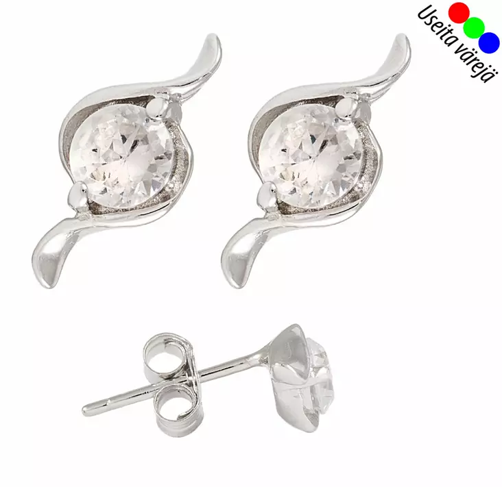 Korvakorut, hopea - Super outlet - korvakorut - JSS6692W - 1