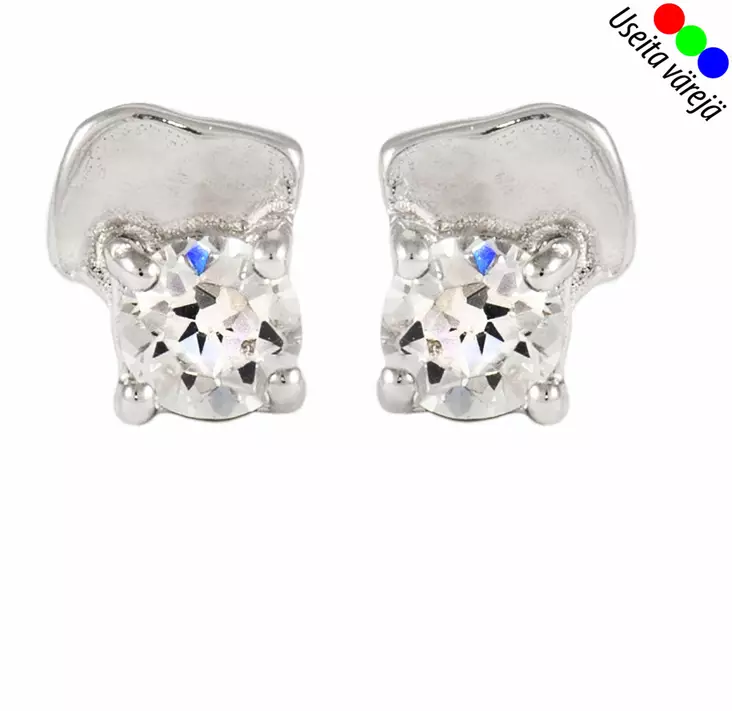 Korvakorut, hopea - OUTLET korvakorut - JSS6825W - 1