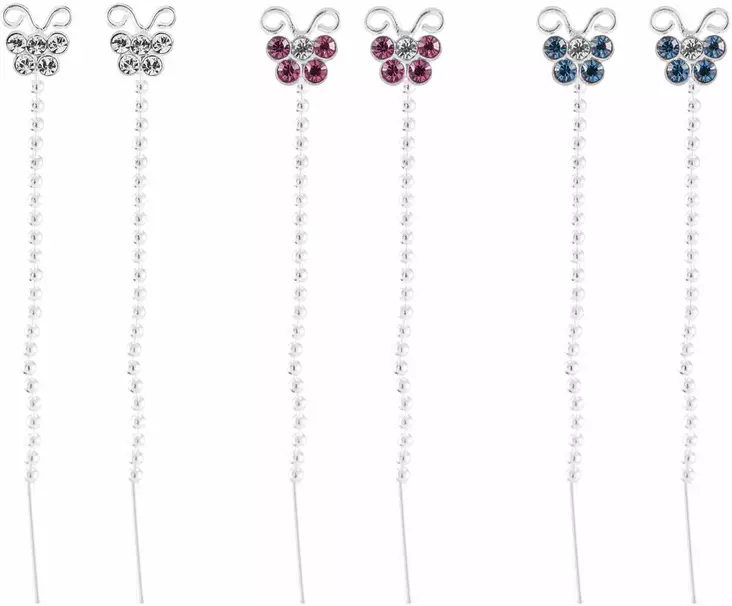 L=C3=A4pivedett=C3=A4v=C3=A4t Korvakorut D23 - Hopeiset korvakorut - D23W - 3