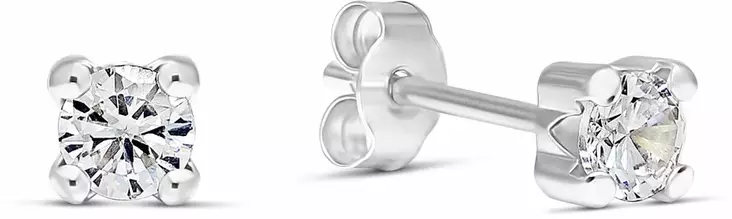 valkokultaiset korvakorut 6-115931ZW - Kultaiset korvakorut - 6-115931ZW - 1