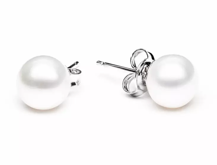 Gaura Pearls helmikorvakorut EFB08N-W - Gaura Pearls - EFB08-N-W - 1