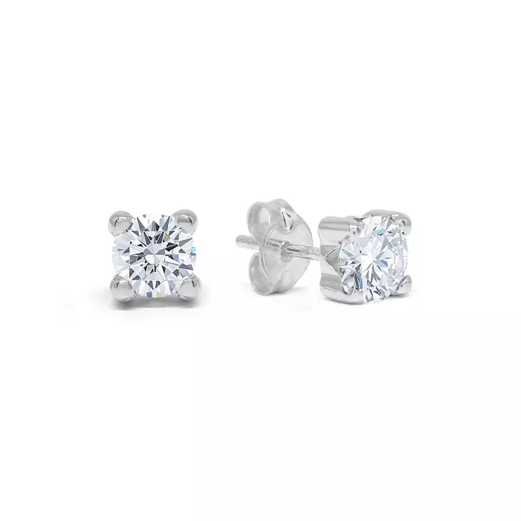 KK TAPPI 2MM ZIRKON 2MM - Kultaiset korvakorut - 190821ZW - 1