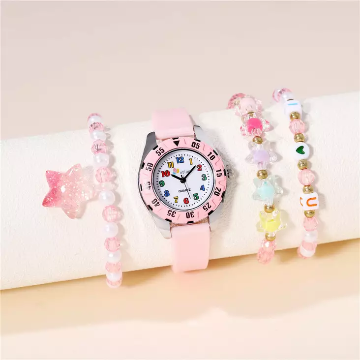 Pinkki rannekello - korusetti - Korusetit - G865W - 1