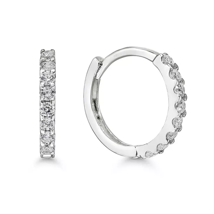 Saranalliset kultakorvarenkaat zirkon. - Kultaiset korvakorut - 6-9e44726ZW - 1