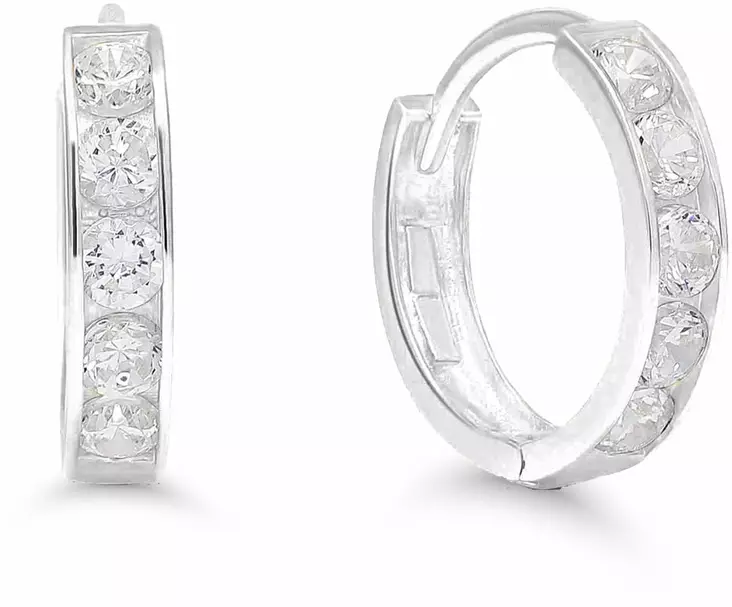 KORVARENKAAT ZIRKONILLA 2RIVI KULT - Kultaiset korvakorut - 6-E3745ZW - 1