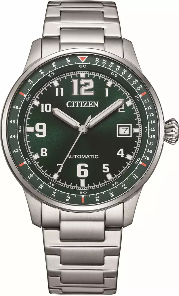 Citizen automaatti military vihreä - Miesten rannekellot - NJ0190-51X - 1
