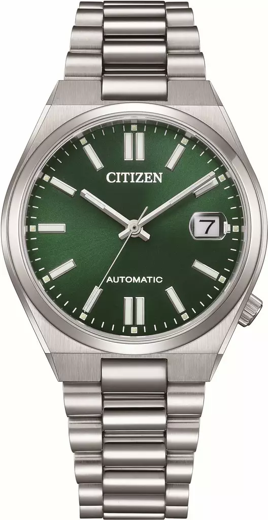 Citizen automaatti Tsuyosa 37 vihreä - Citizen miesten rannekellot - NJ0200-50X - 1