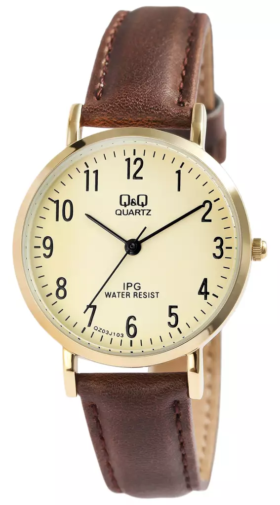 Q&Q Peruskello Ruskea QZ03J103Y - Q&Q Naisten rannekellot - QZ03J103Y - 1