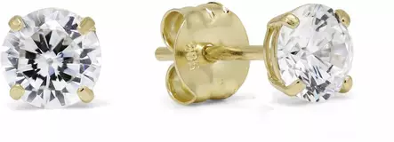 Kultaiset korvakorut 4mm, 6-K-RC40Z - Kultaiset korvakorut - 6-K-RC40Z - 1