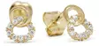 Kultaiset korvakorut zirkoneilla 6-E37406Z - Kultaiset korvakorut - 6-E37406Z - 1