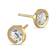 Kultakorvakorut zirkonilla - Kultaiset korvakorut - K-E32739Z - 1