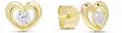 Kultaiset sydänkorvakorut 6-K-14032Z - Kultaiset korvakorut - 6-K-14032Z - 1