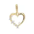 Sydän riipus zirkoneilla - Kultaiset riipukset - K-P68055Z - 1