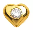 Hammaskoru kultainen sydän zirkonilla 3-37Z - Hammaskorut - 3-37Z - 1