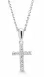Hopearisti zirkonein 23x11mm - Kaulakorut ja riipukset - S4060Z - 1