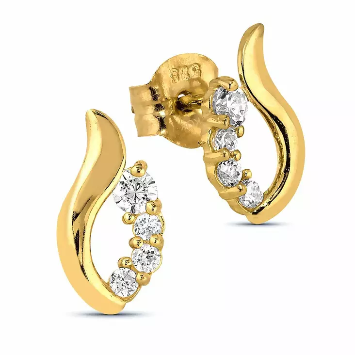 Kultaiset korvakorut K-E34037Z - Kultaiset korvakorut - 6-E34037Z - 1